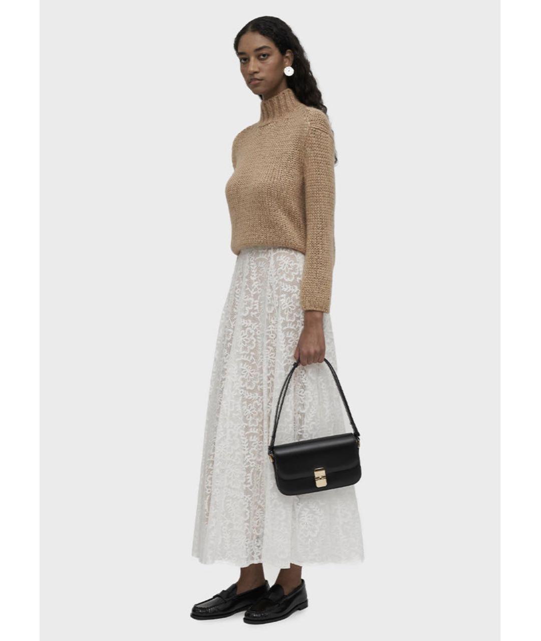 A.P.C. Черная кожаная сумка через плечо, фото 2