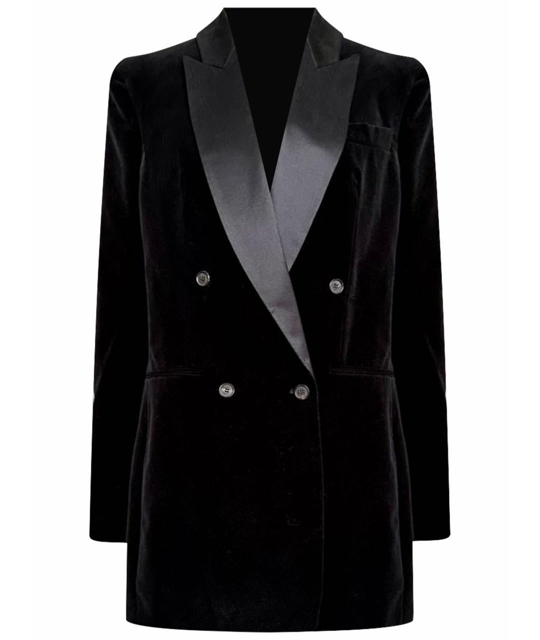 MICHAEL KORS Черное шелковое повседневное платье, фото 1