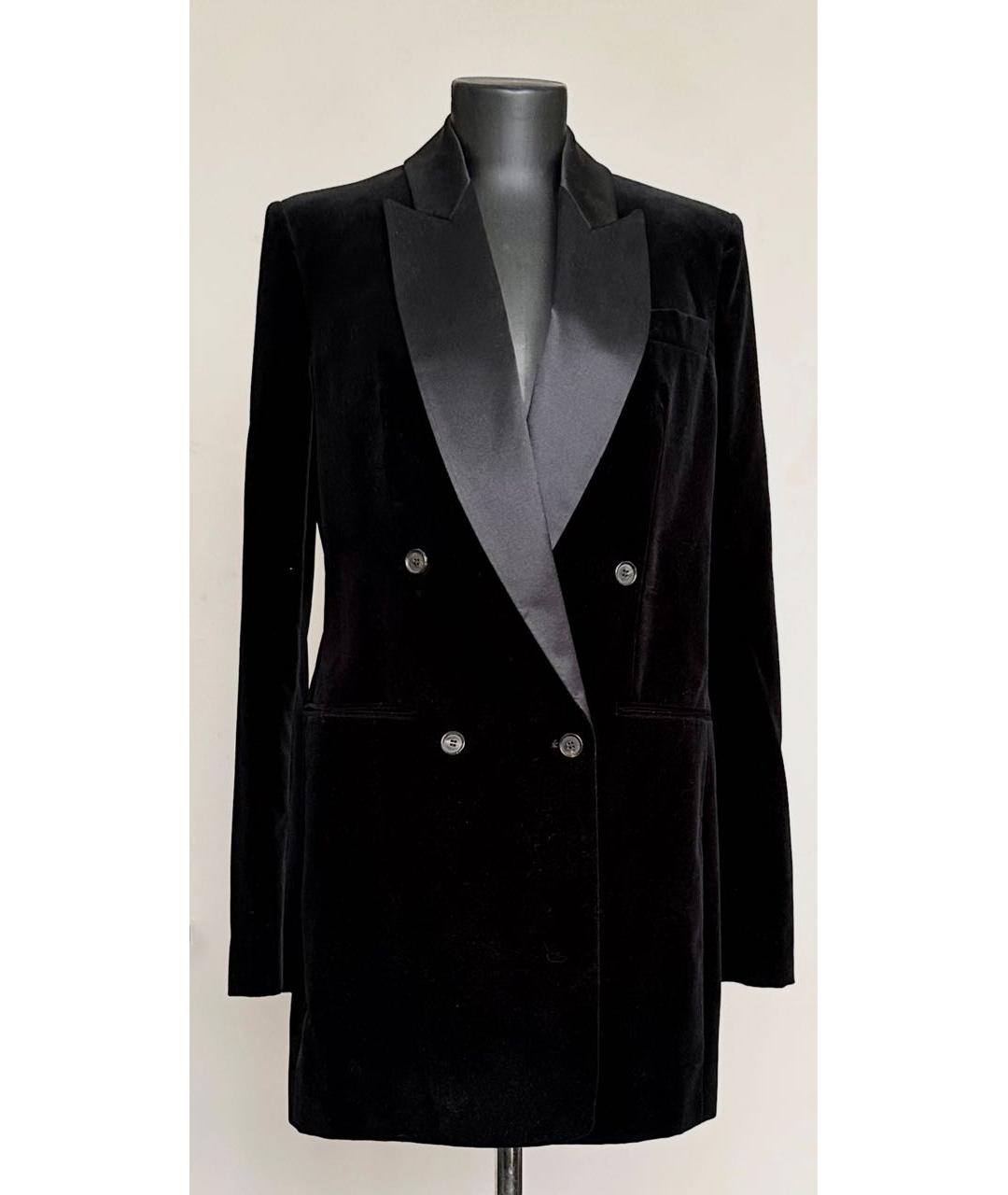 MICHAEL KORS Черное шелковое повседневное платье, фото 8