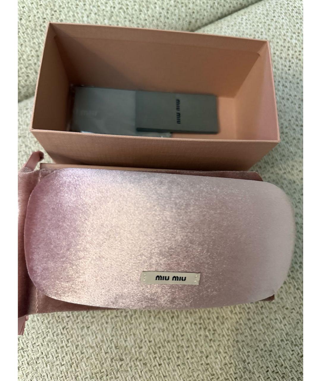 MIU MIU Металлические солнцезащитные очки, фото 5