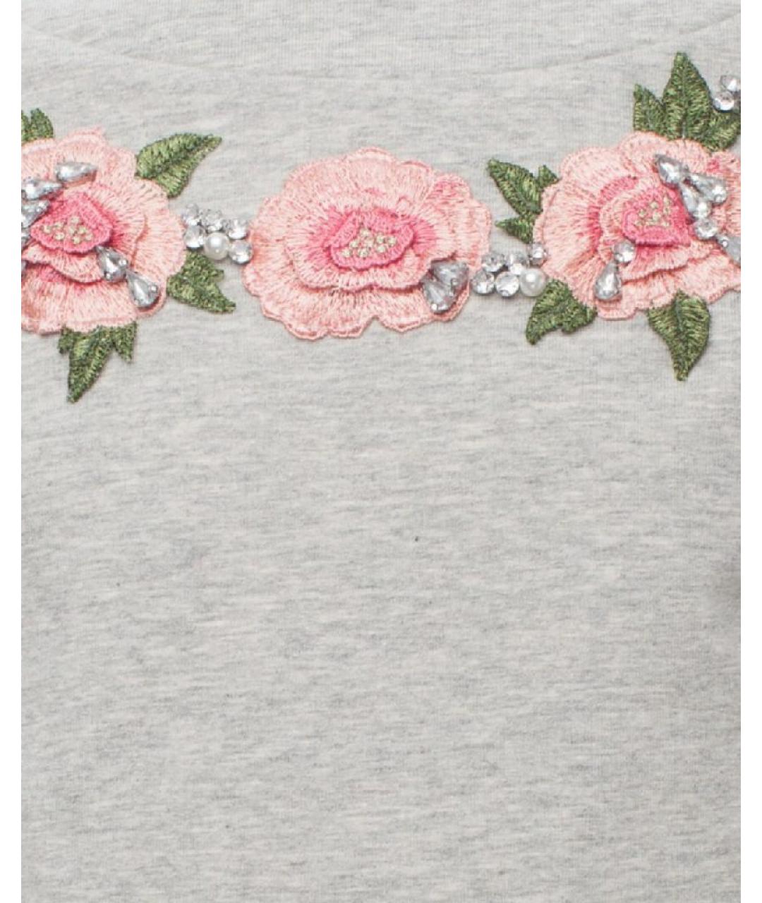 TWIN-SET Серый хлопковый жакет / жилет, фото 3