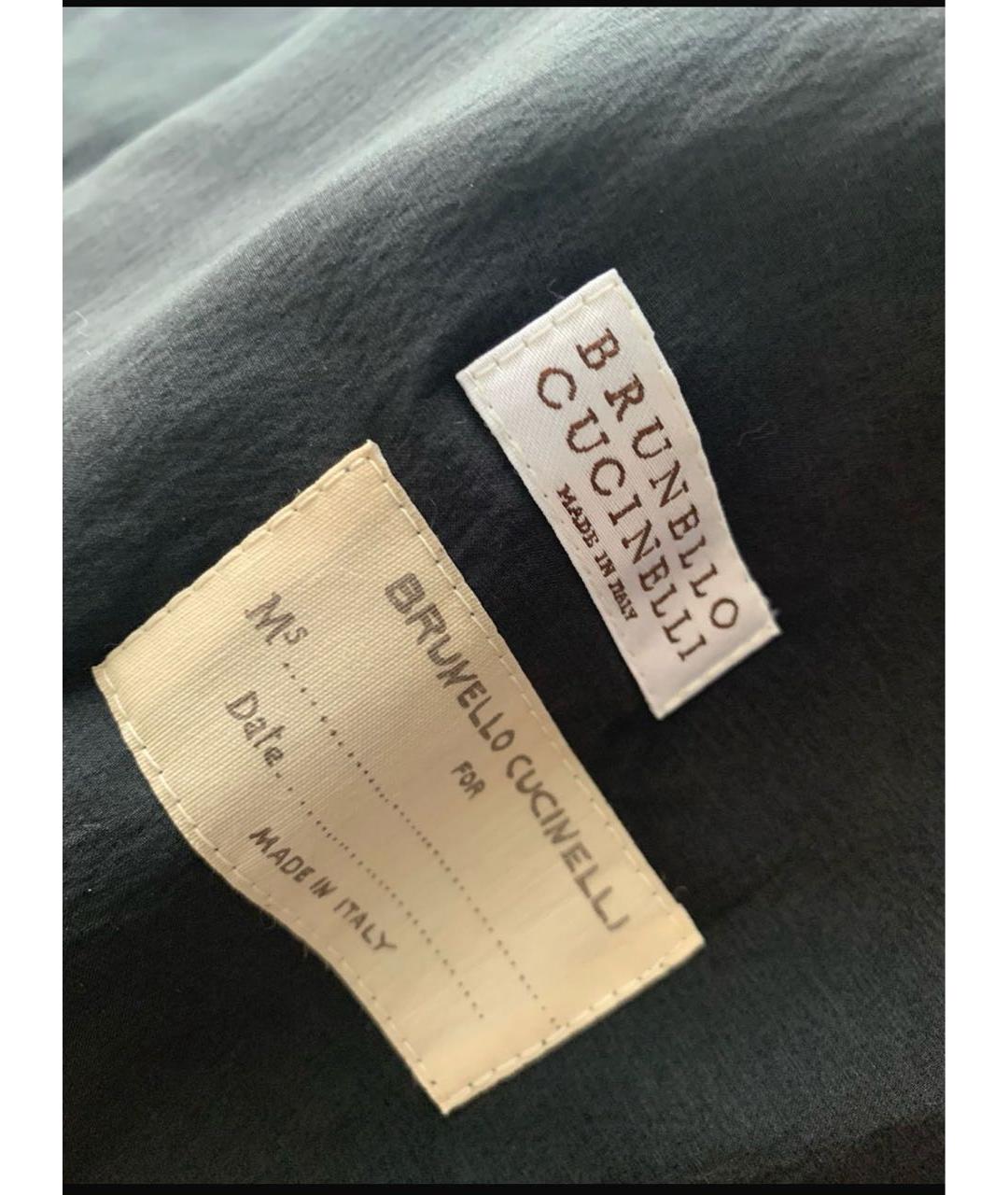 BRUNELLO CUCINELLI Коричневая кожаная куртка, фото 3