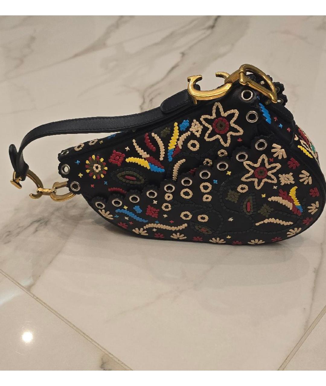 CHRISTIAN DIOR Мульти кожаная сумка с короткими ручками, фото 3