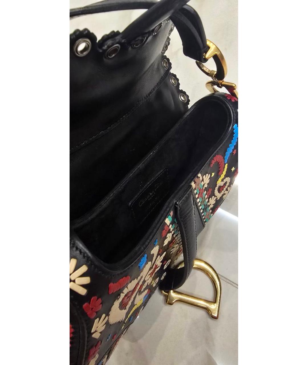 CHRISTIAN DIOR Мульти кожаная сумка с короткими ручками, фото 4