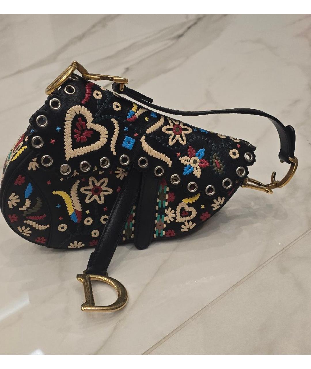 CHRISTIAN DIOR Мульти кожаная сумка с короткими ручками, фото 7