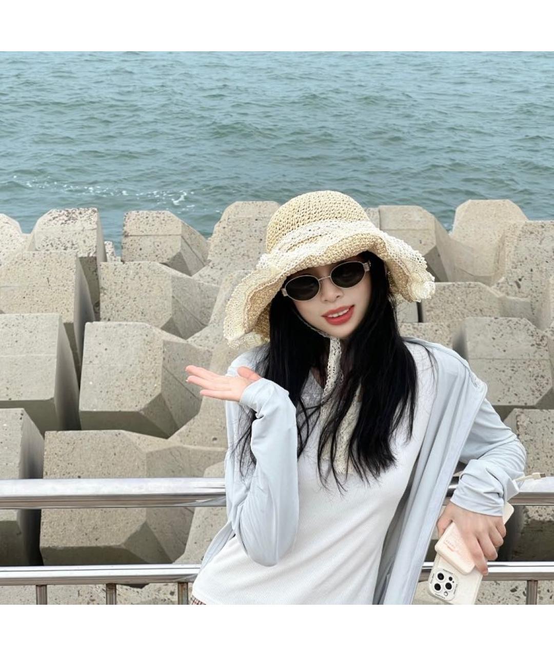 CELINE Серебряные металлические солнцезащитные очки, фото 4