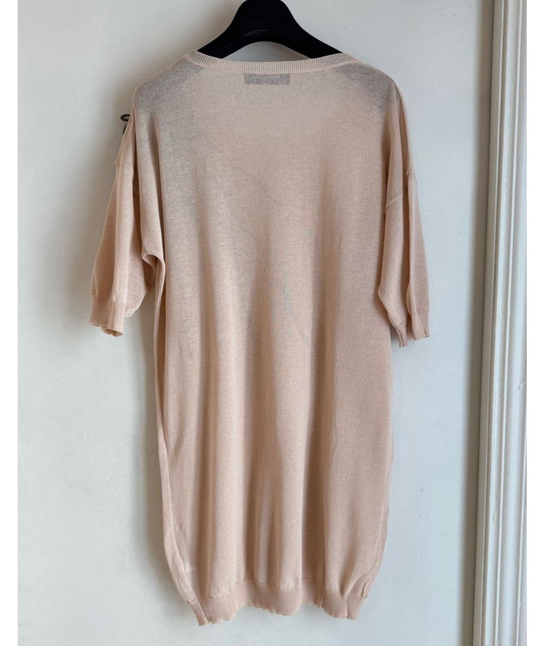 VALENTINO Бежевый вискозный джемпер / свитер, фото 4