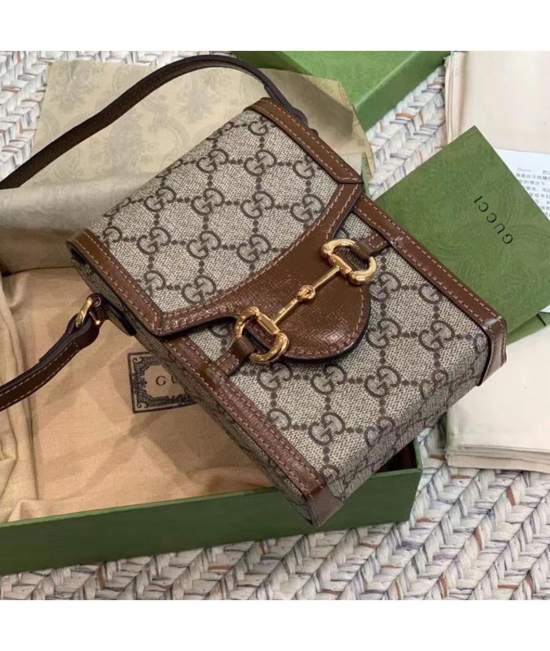 GUCCI Бежевая сумка на плечо, фото 5