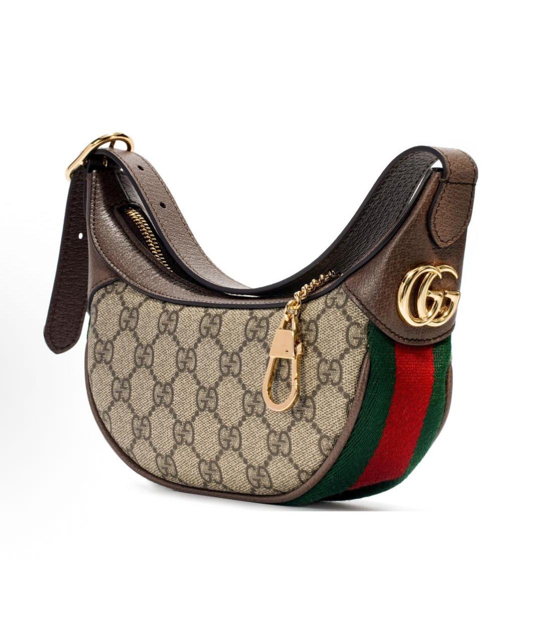 GUCCI Коричневая сумка с короткими ручками, фото 2