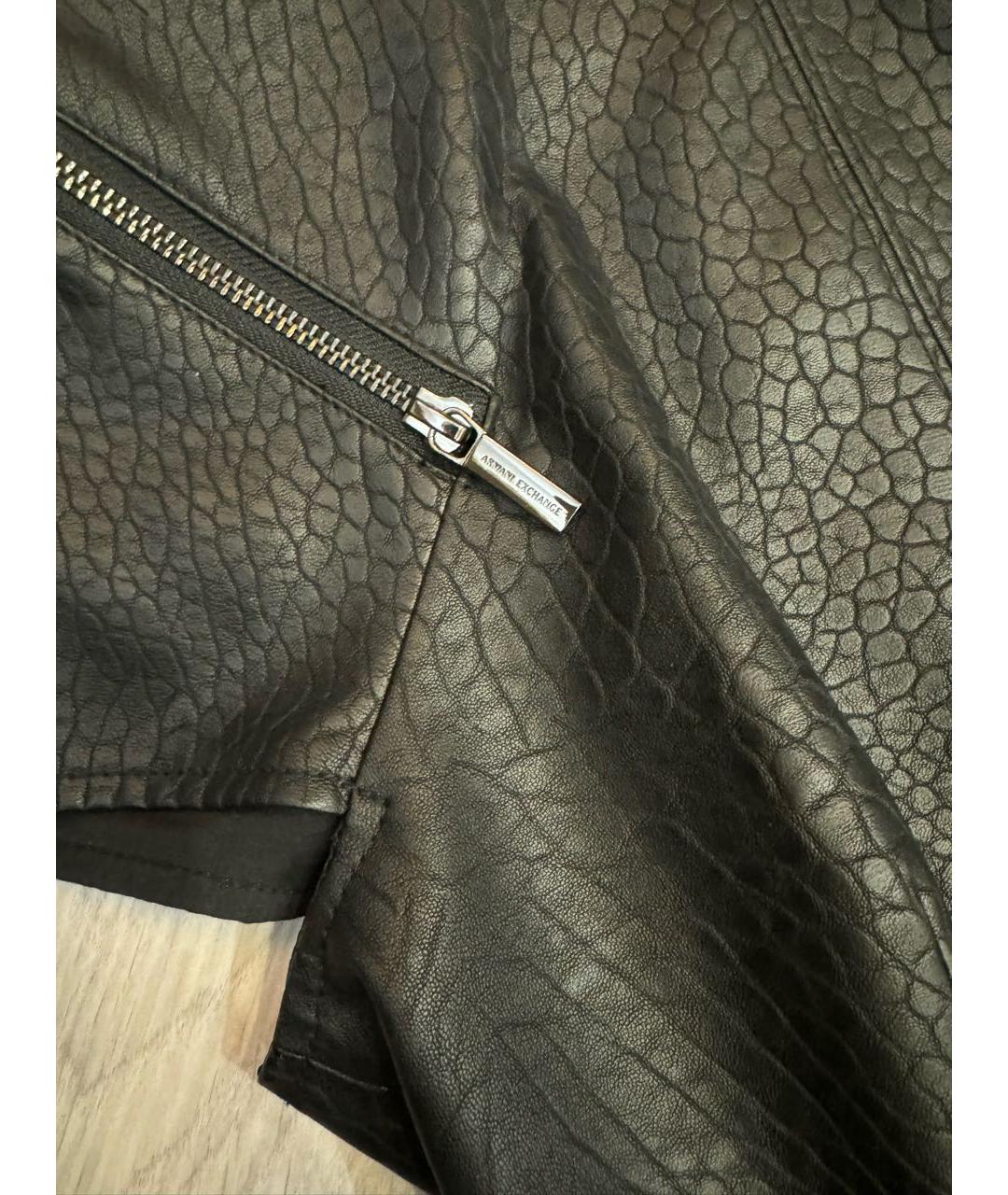 ARMANI EXCHANGE Черное полиэстеровое коктейльное платье, фото 5