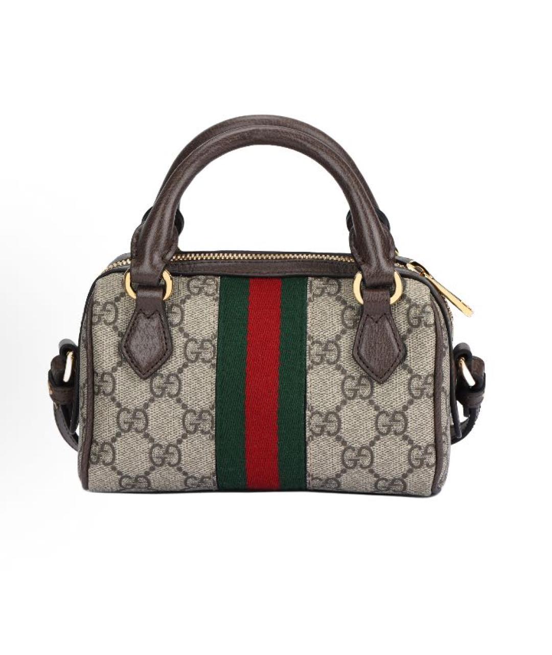 GUCCI Бежевая сумка с короткими ручками, фото 2