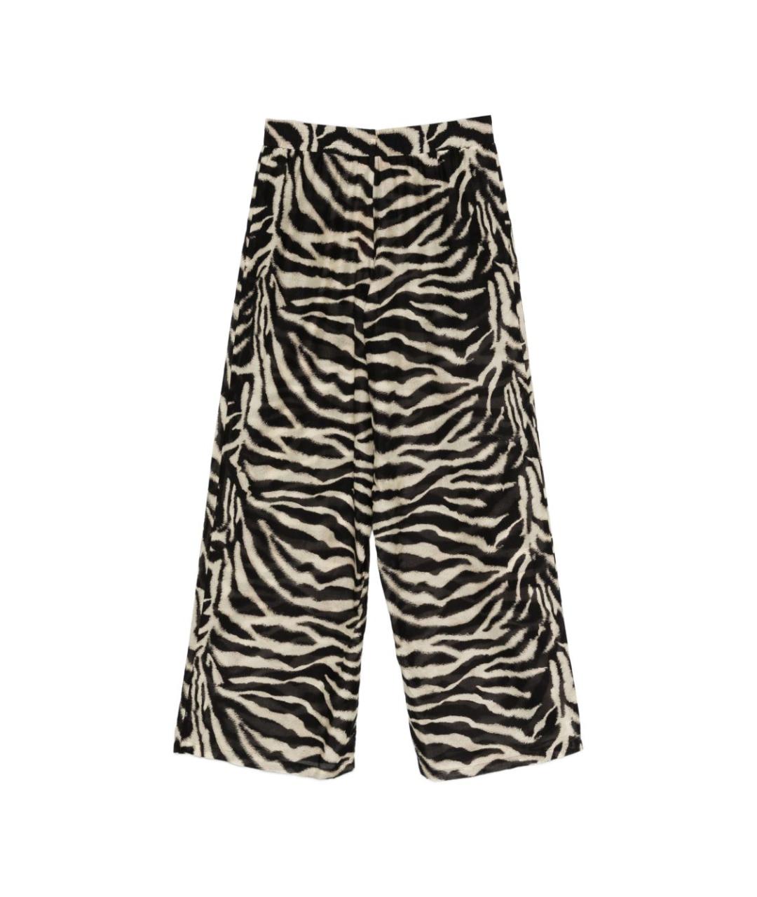 ERMANNO SCERVINO Мульти хлопковые прямые брюки, фото 2