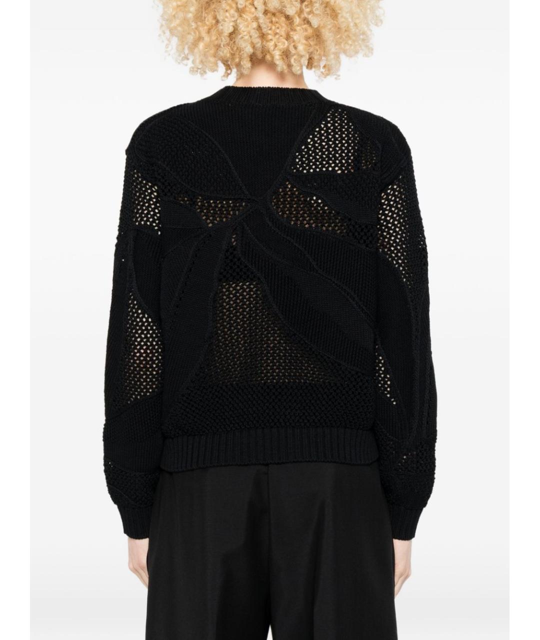 MAX MARA Черный хлопковый джемпер / свитер, фото 4