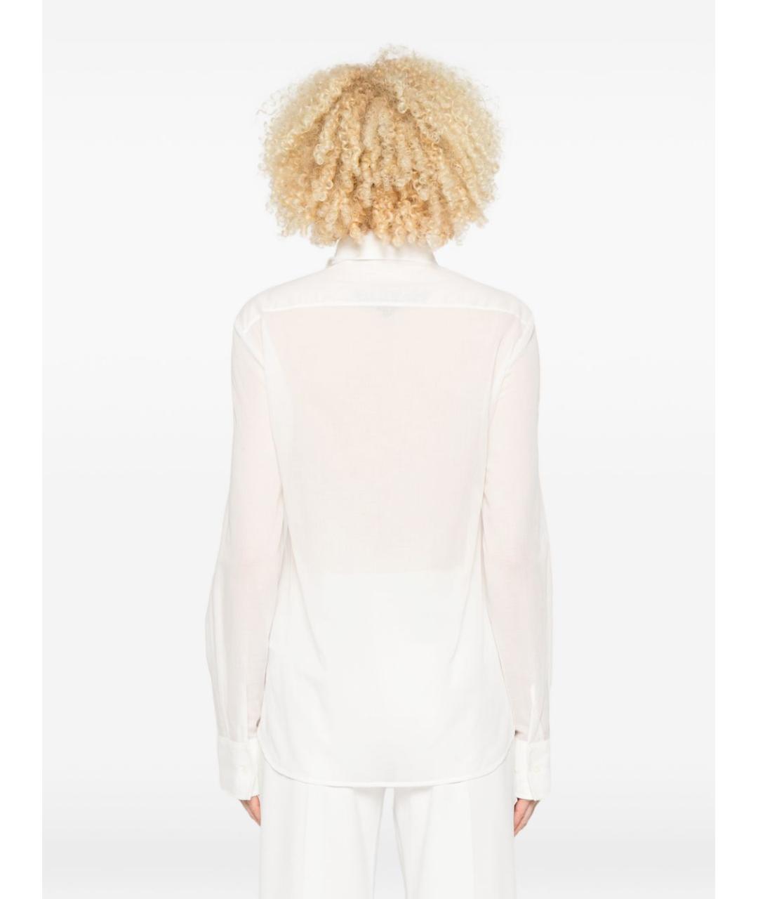 ERMANNO SCERVINO Белая хлопковая рубашка, фото 3