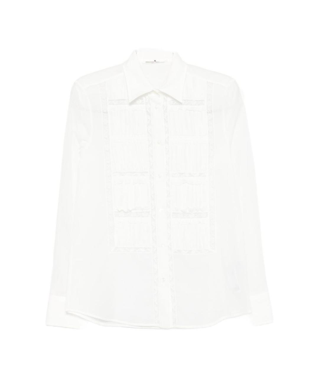 ERMANNO SCERVINO Белая хлопковая рубашка, фото 1
