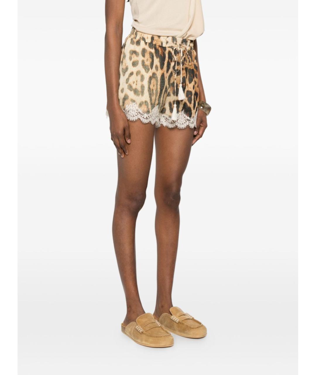 ERMANNO FIRENZE Коричневые шорты, фото 4