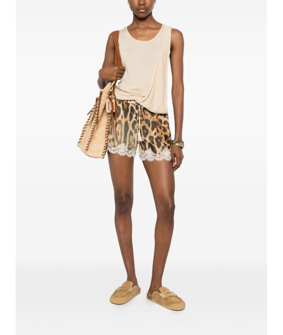 ERMANNO FIRENZE Коричневые шорты, фото 3