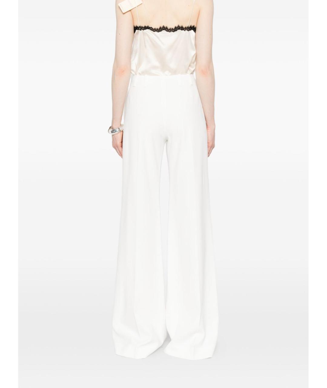 ERMANNO SCERVINO Белые прямые брюки, фото 2