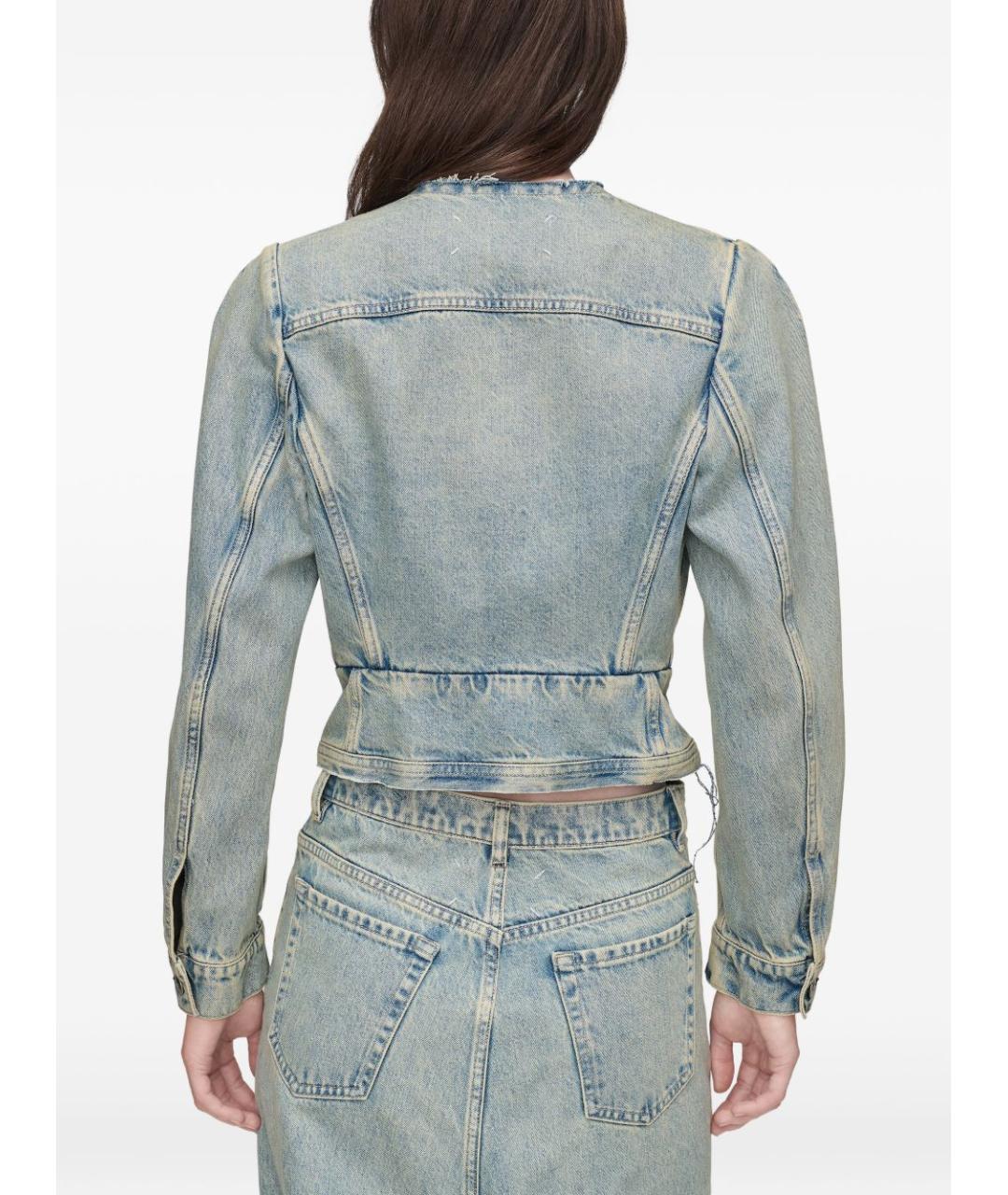 MAISON MARGIELA Синяя хлопковая куртка, фото 3