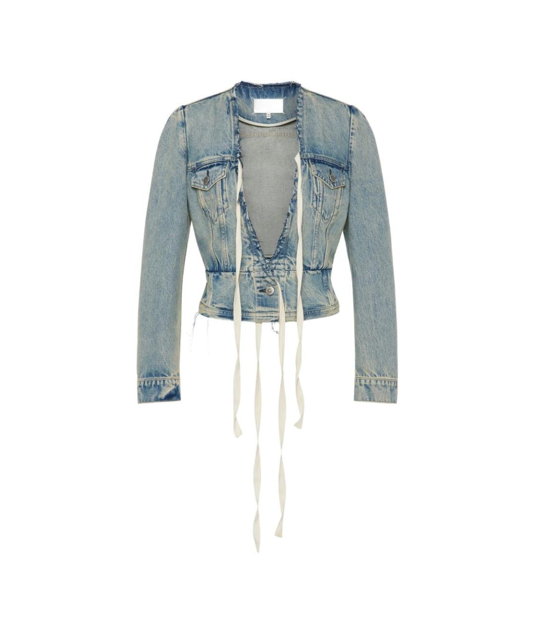 MAISON MARGIELA Синяя хлопковая куртка, фото 1