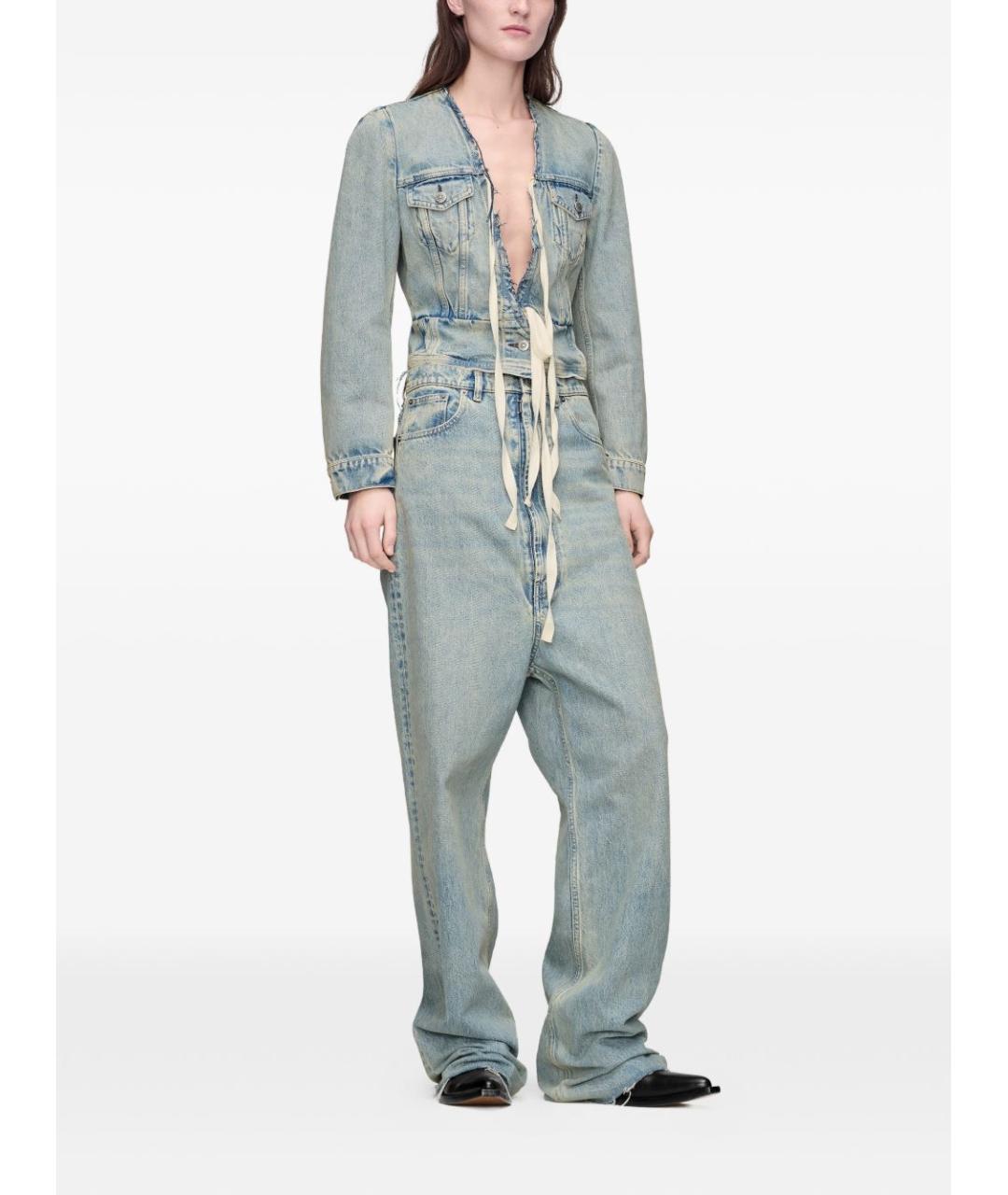 MAISON MARGIELA Синяя хлопковая куртка, фото 6