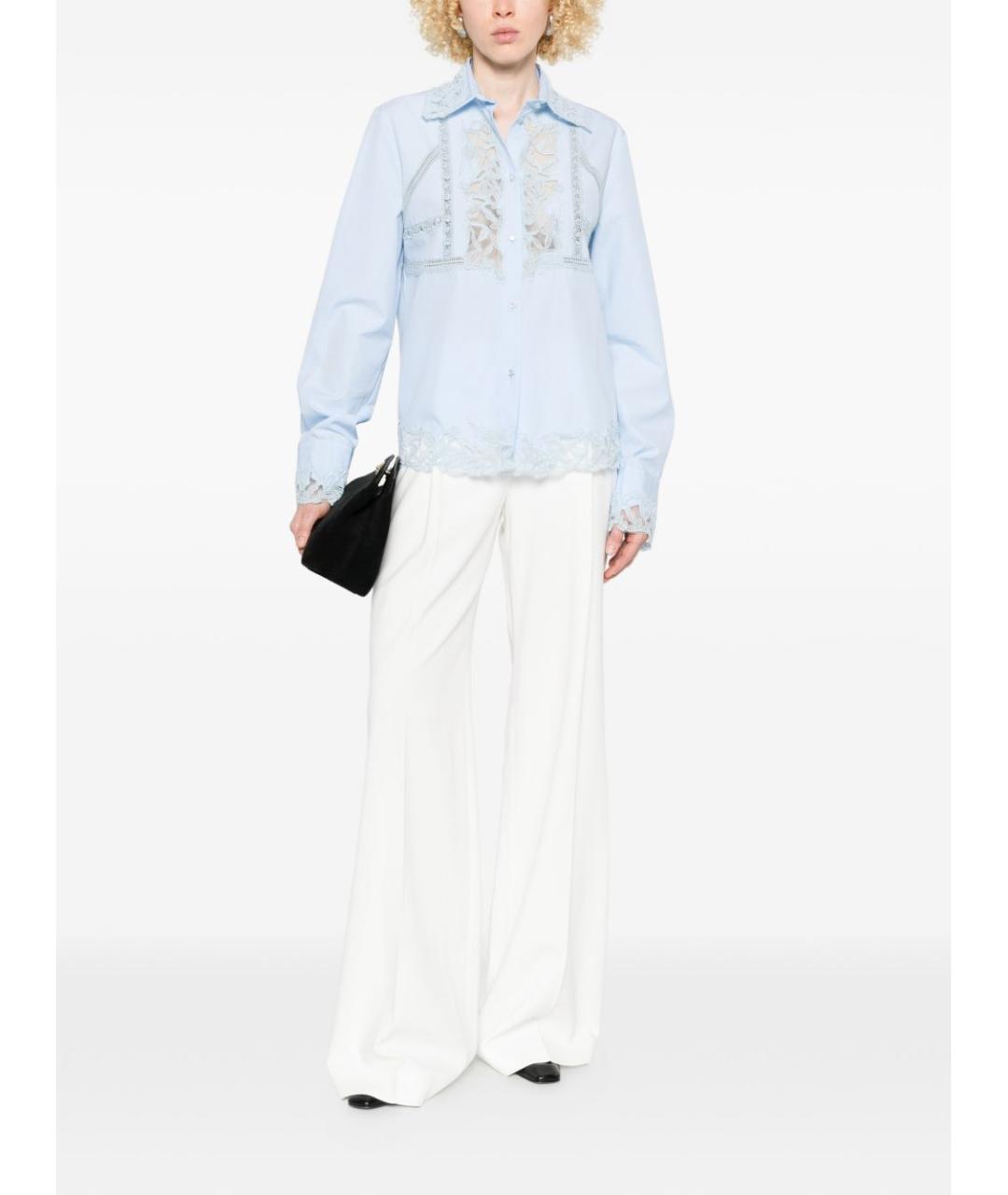 ERMANNO SCERVINO Голубая рубашка, фото 3