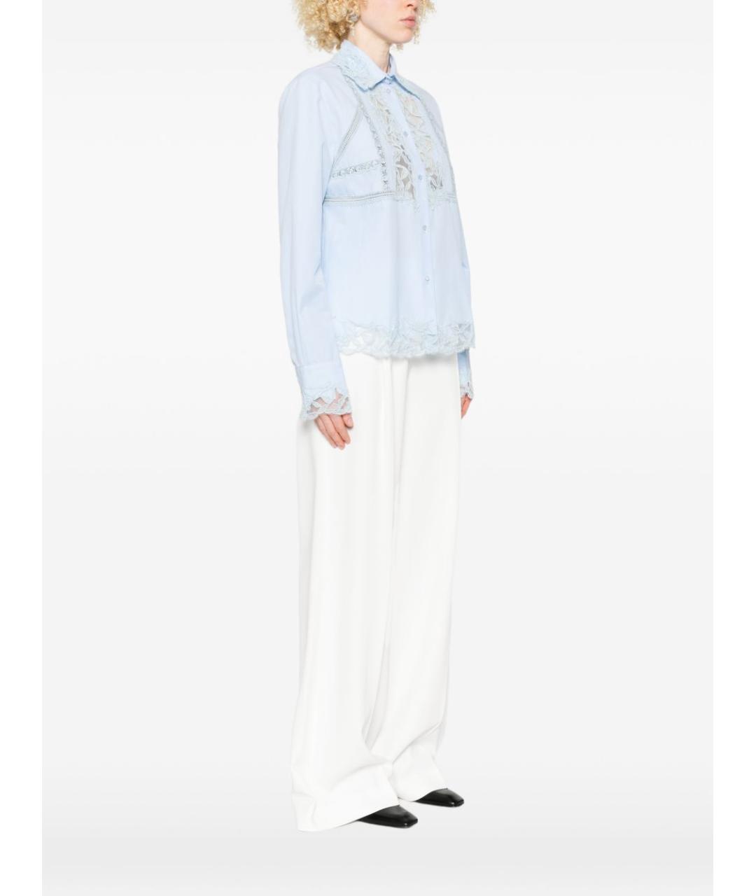 ERMANNO SCERVINO Голубая рубашка, фото 4