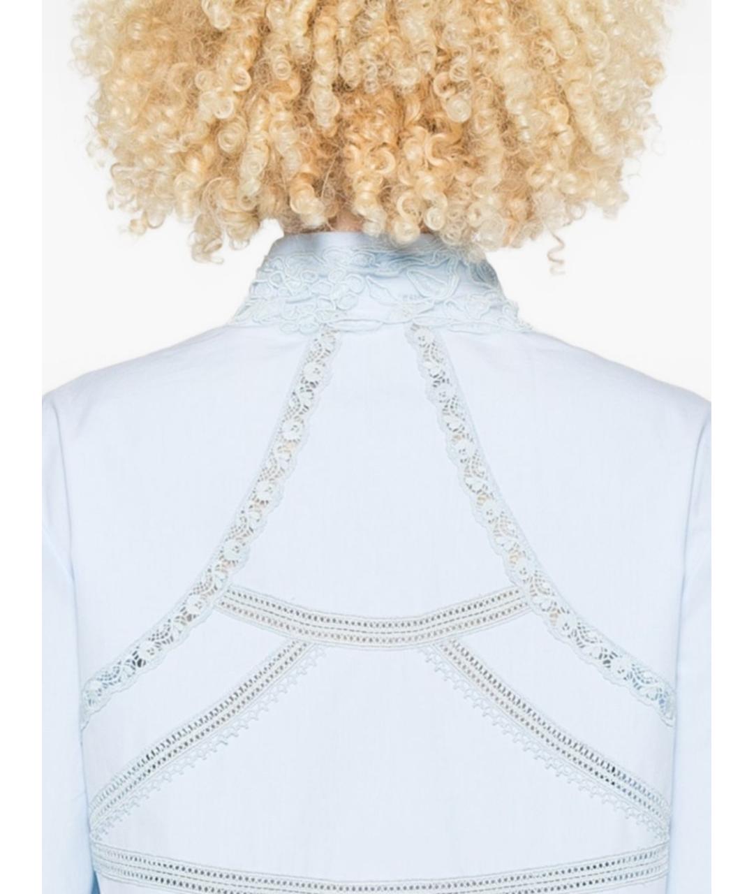 ERMANNO SCERVINO Голубая рубашка, фото 2