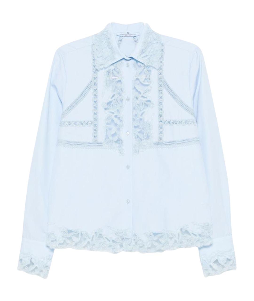 ERMANNO SCERVINO Голубая рубашка, фото 1