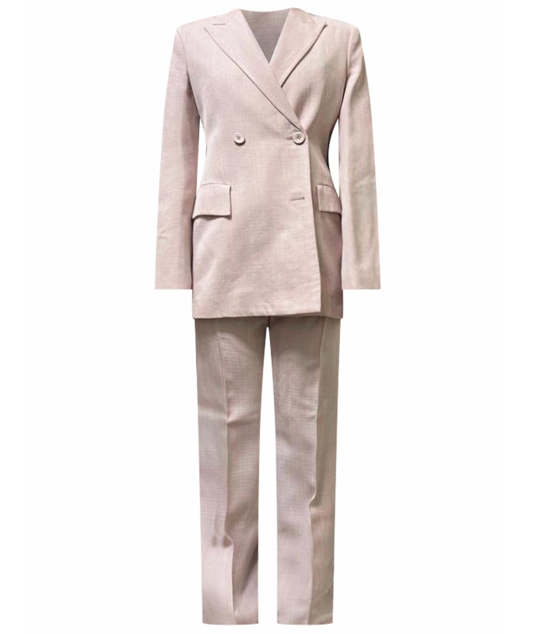 JIL SANDER Розовый хлопковый костюм с брюками, фото 1