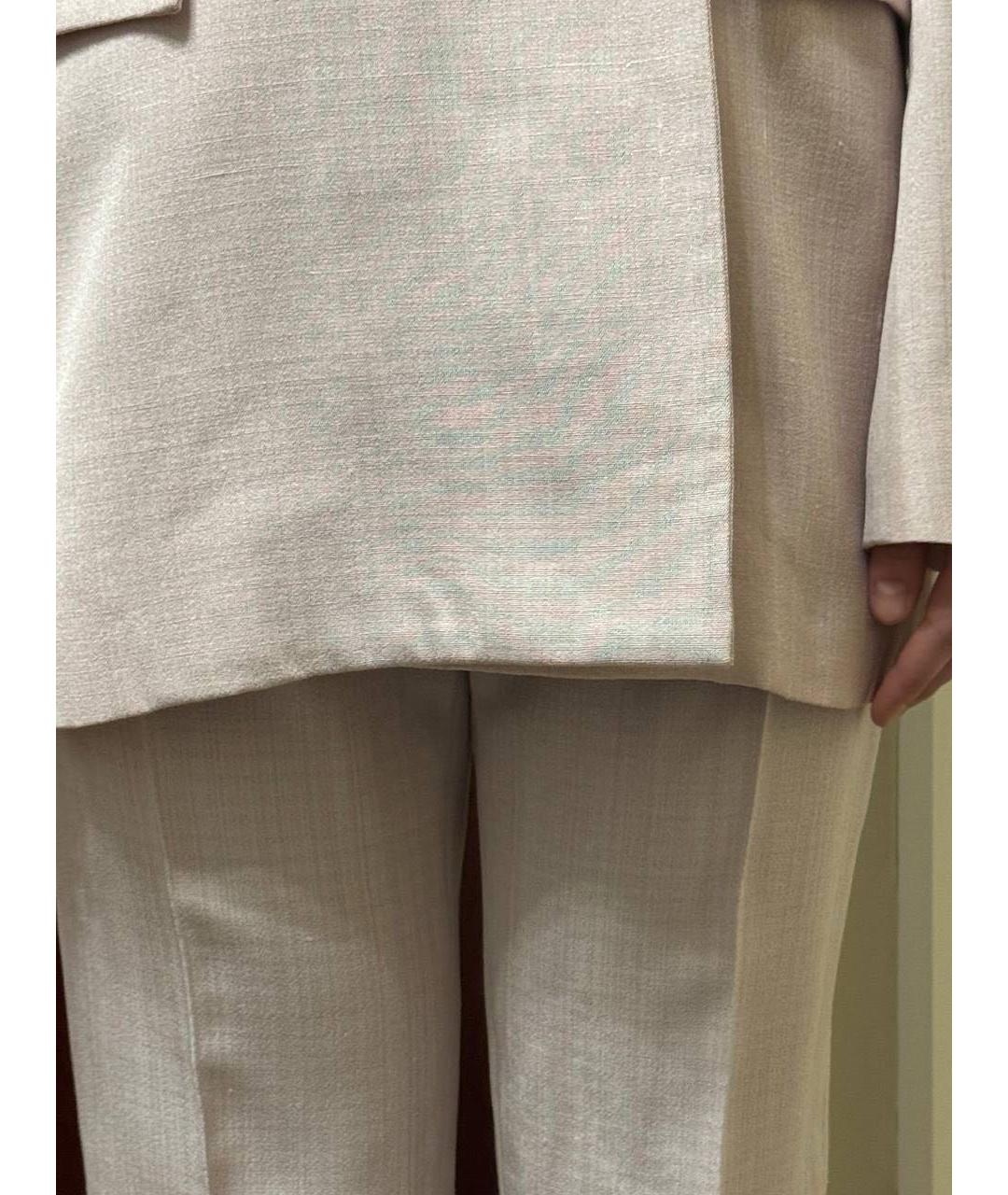 JIL SANDER Розовый хлопковый костюм с брюками, фото 4