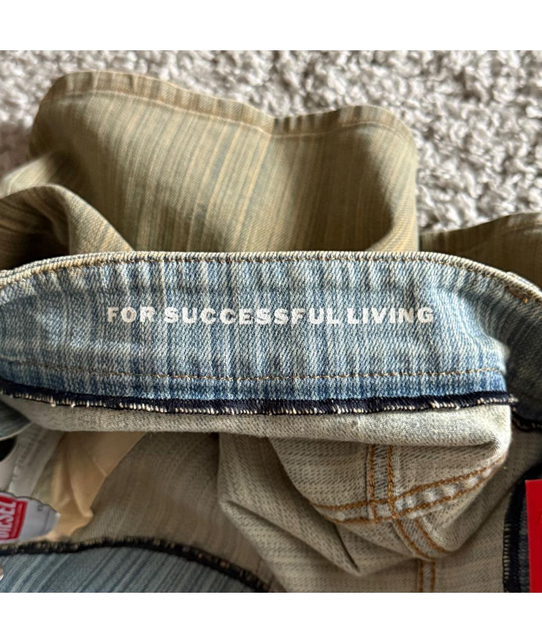 DIESEL Хаки деним юбка мини, фото 7