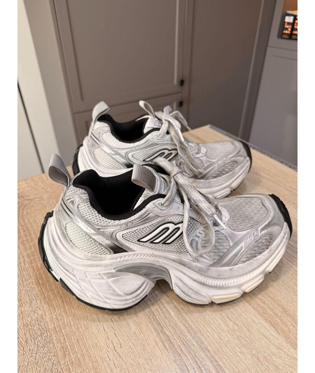 BALENCIAGA Серые кроссовки, фото 7