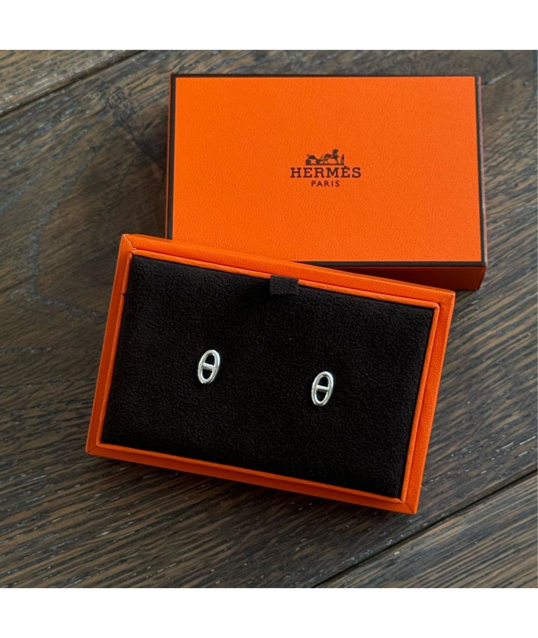 HERMES Серебряные серебряные серьги, фото 2