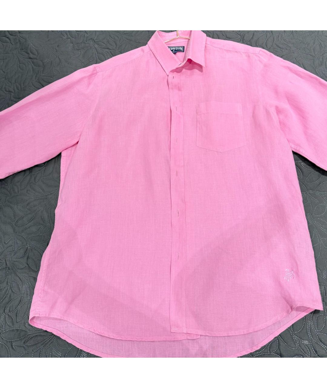 VILEBREQUIN Розовая хлопковая кэжуал рубашка, фото 5
