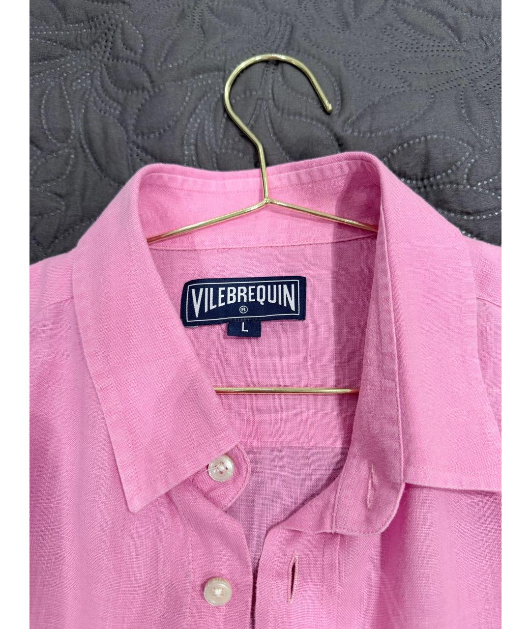 VILEBREQUIN Розовая хлопковая кэжуал рубашка, фото 3