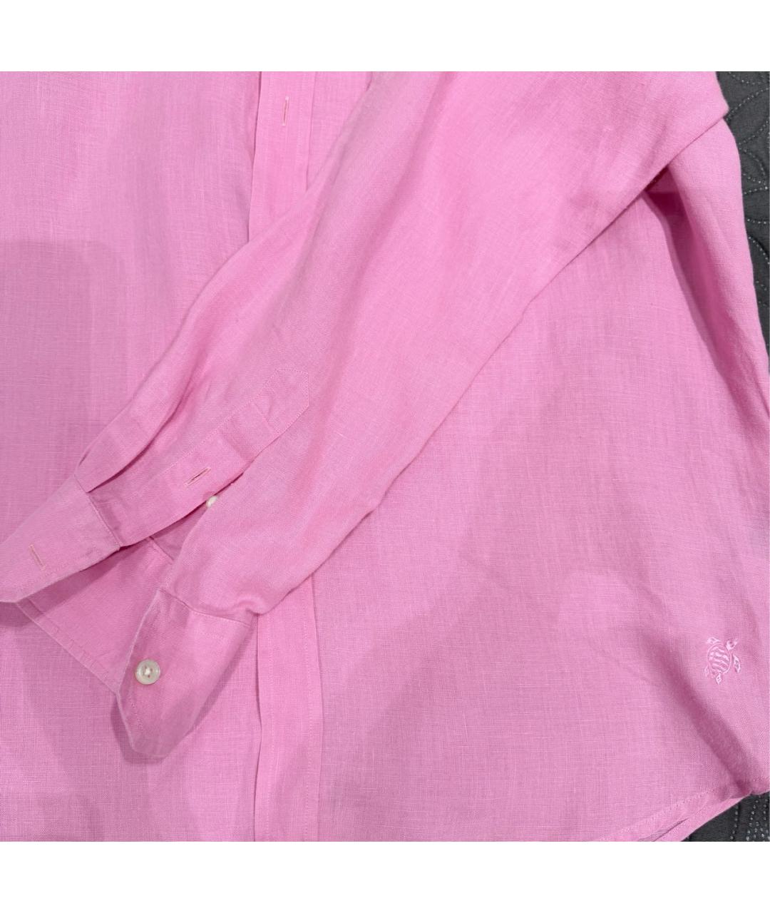 VILEBREQUIN Розовая хлопковая кэжуал рубашка, фото 4