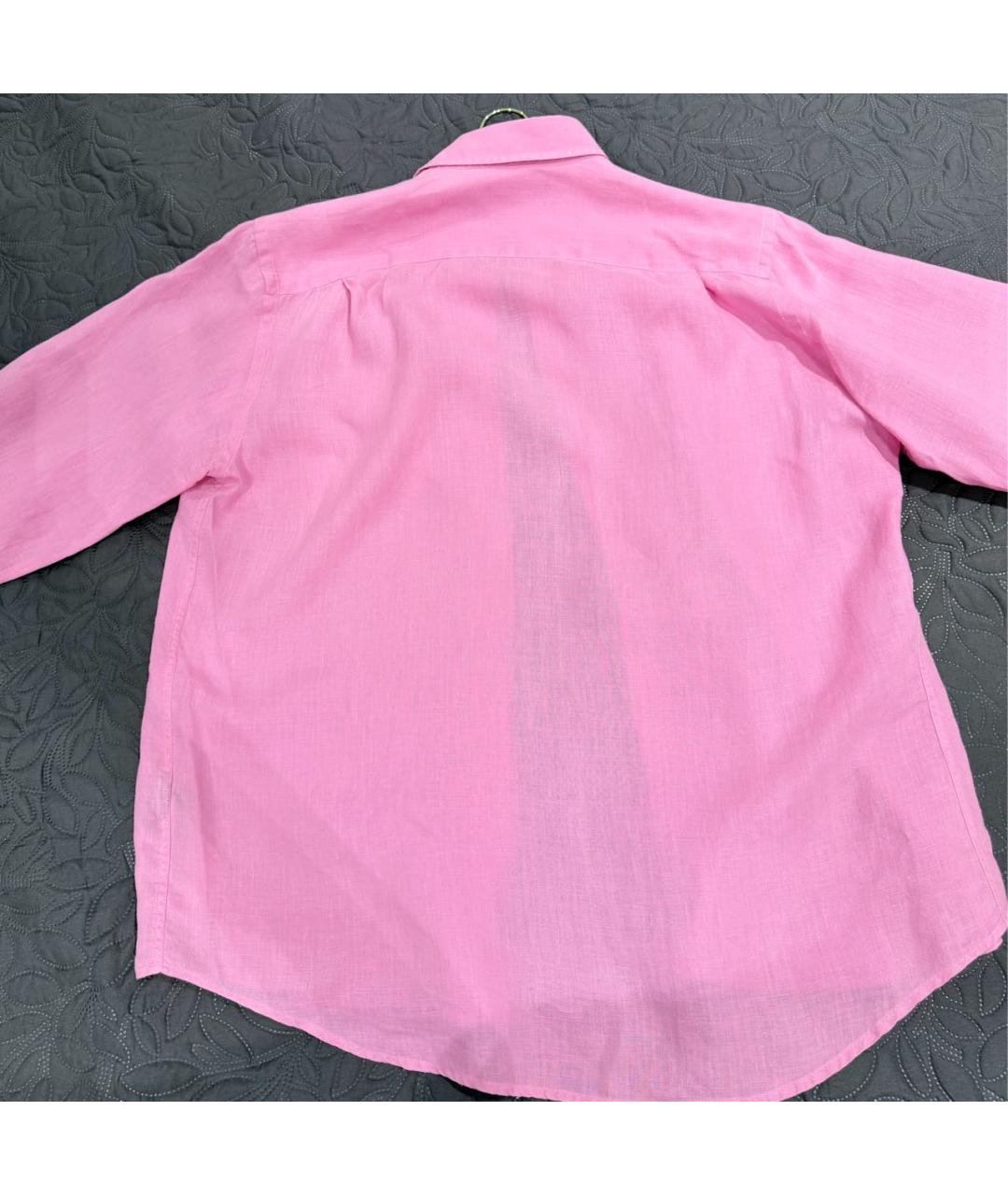 VILEBREQUIN Розовая хлопковая кэжуал рубашка, фото 2