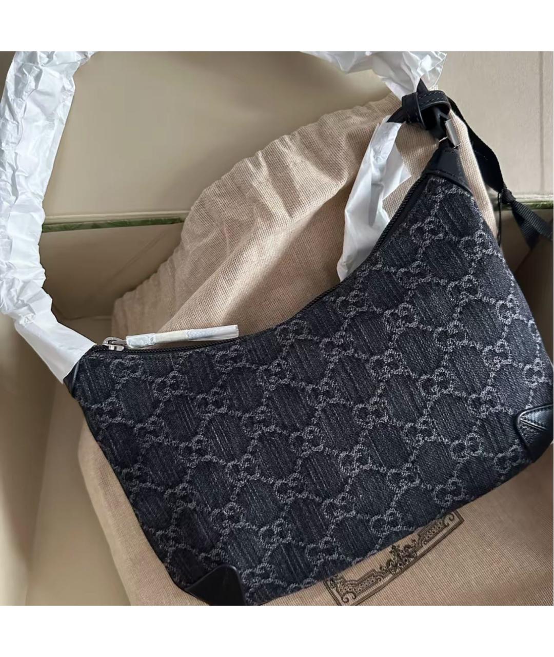 GUCCI Черная сумка с короткими ручками, фото 2