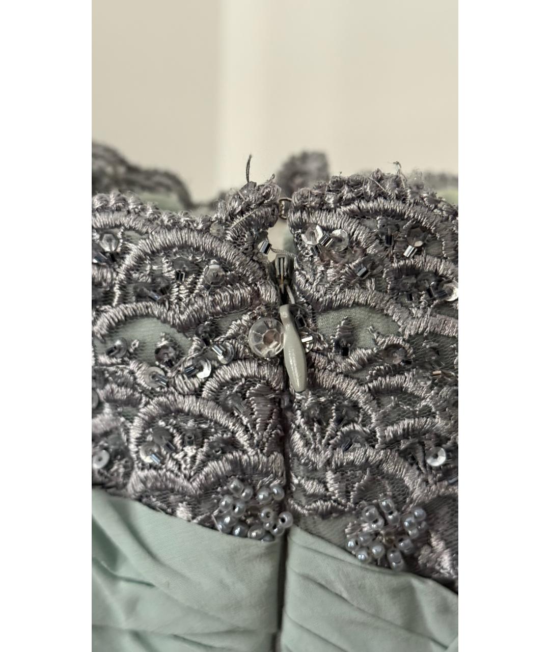 ERMANNO SCERVINO Бирюзовое вечернее платье, фото 3