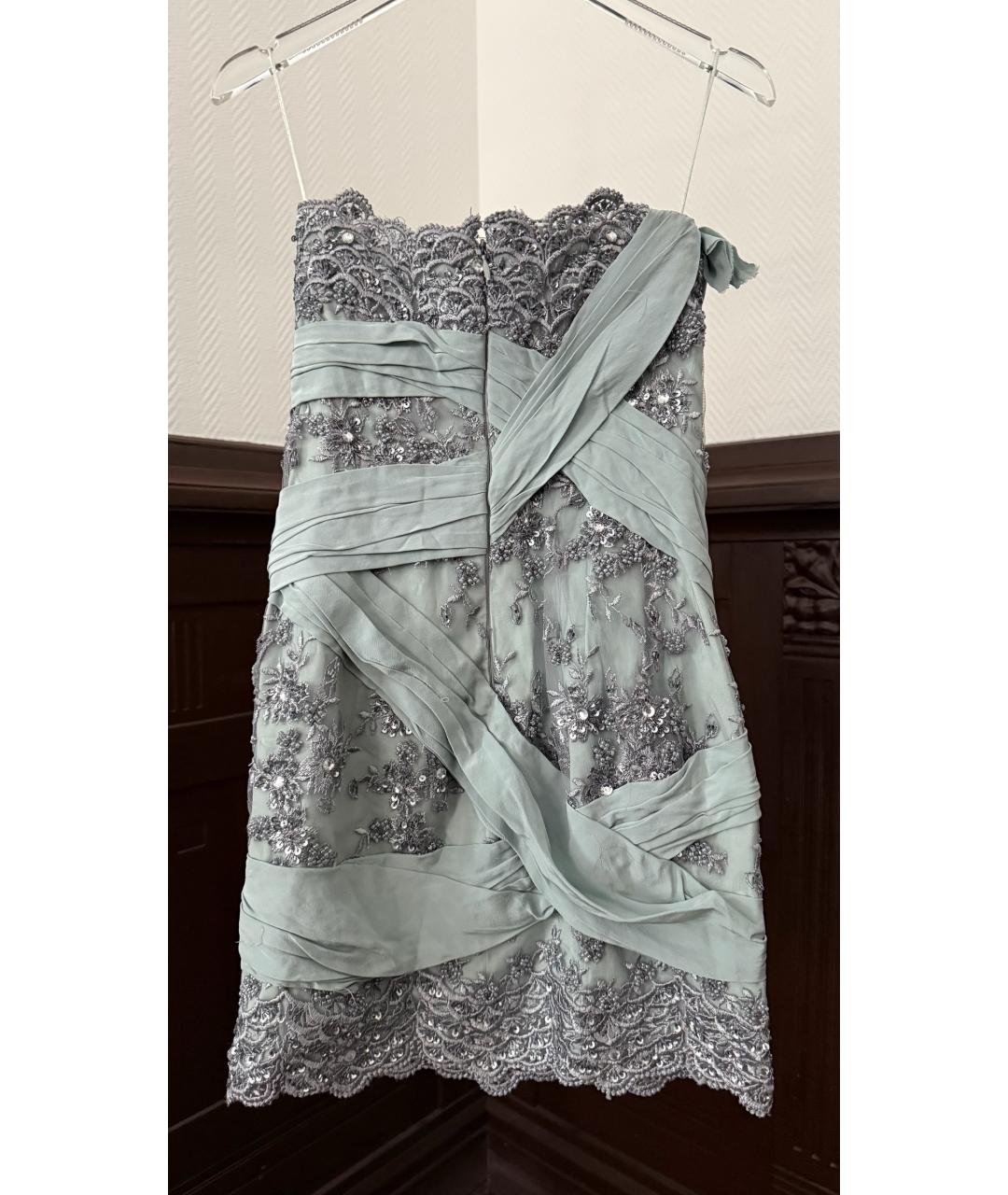 ERMANNO SCERVINO Бирюзовое вечернее платье, фото 2