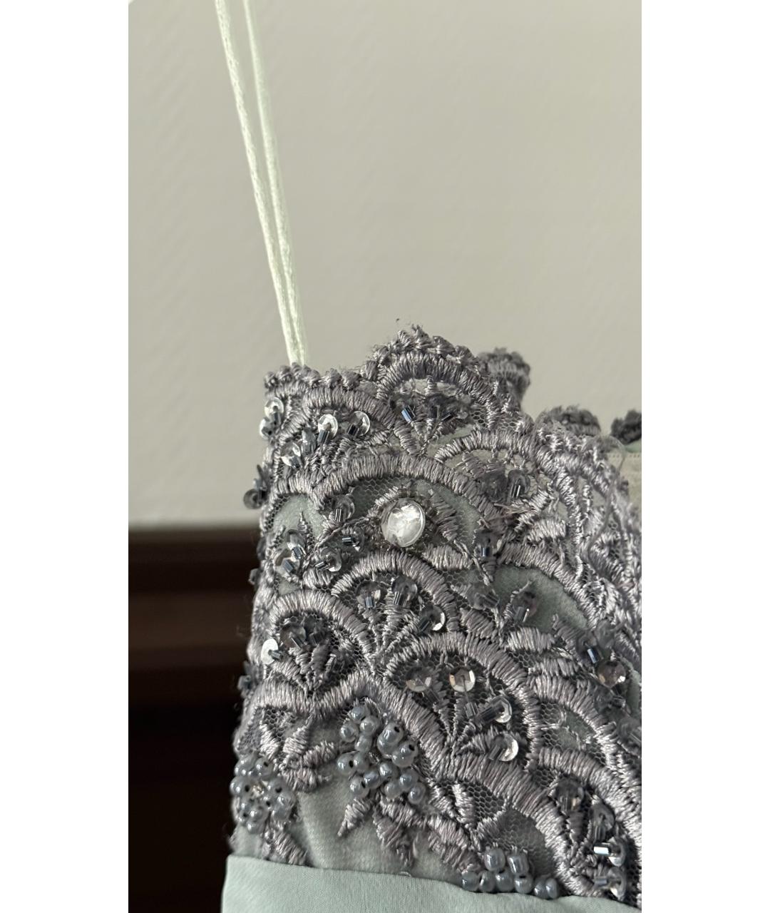 ERMANNO SCERVINO Бирюзовое вечернее платье, фото 4