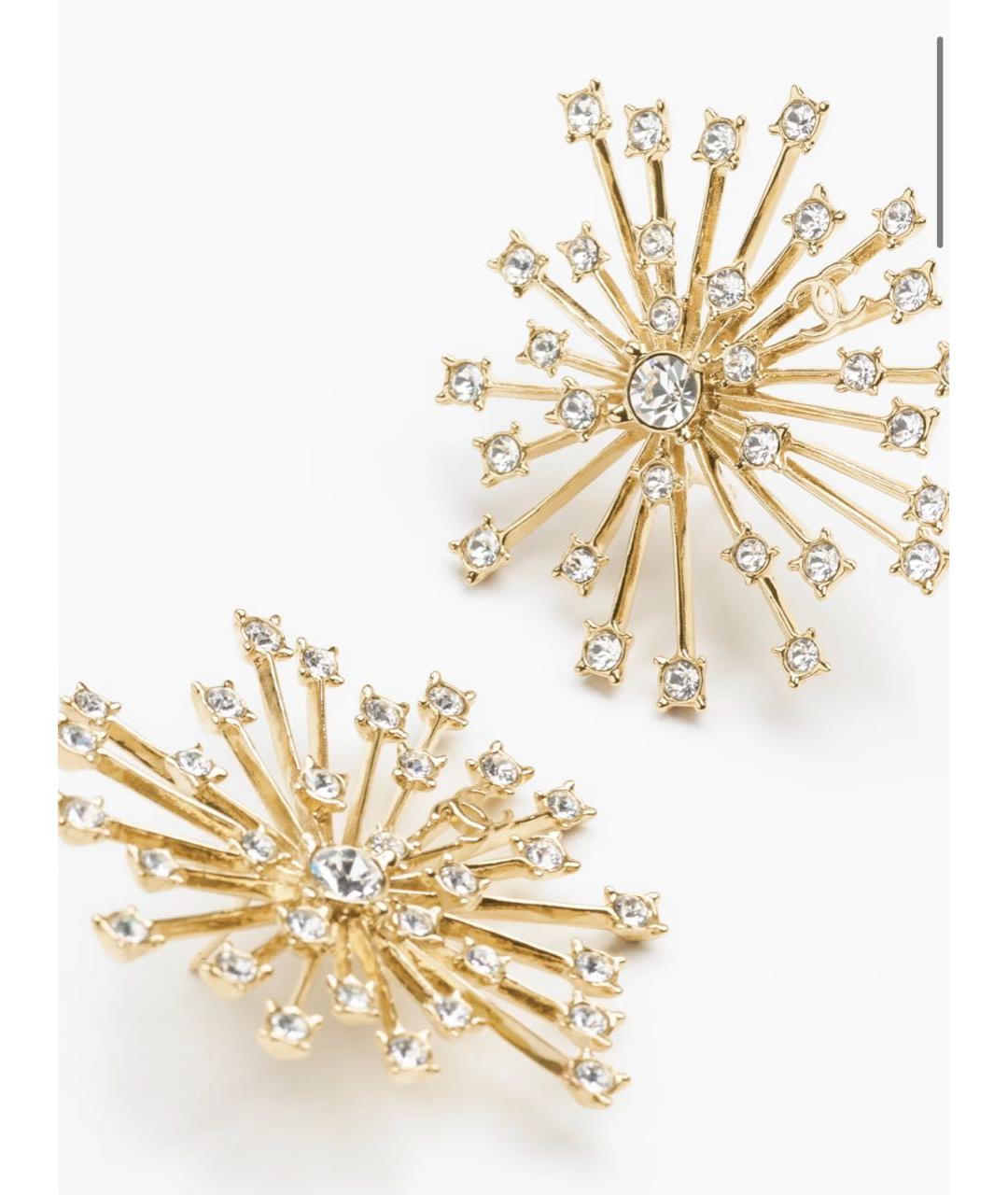 CHANEL Золотые серьги, фото 2