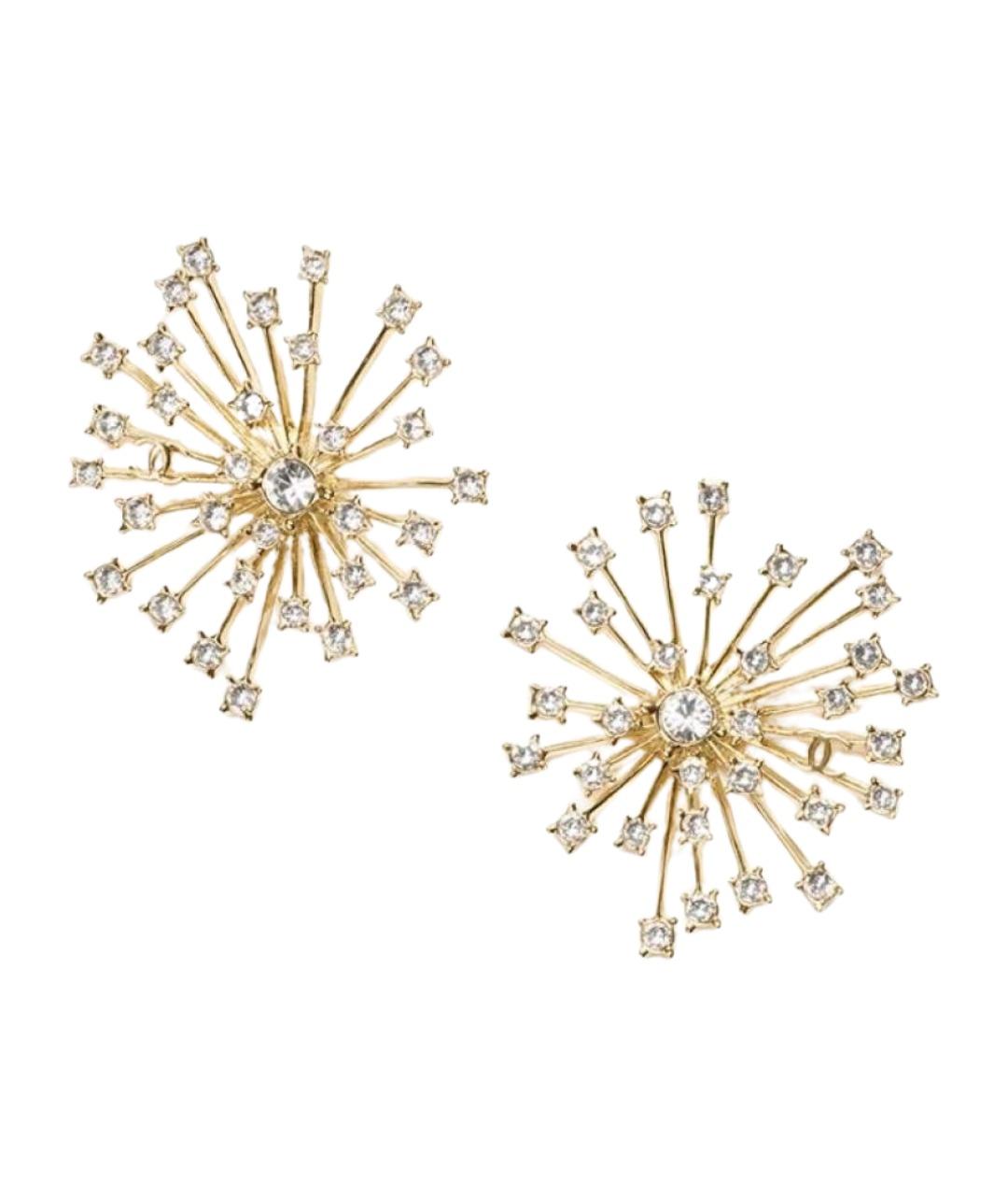 CHANEL Золотые серьги, фото 1