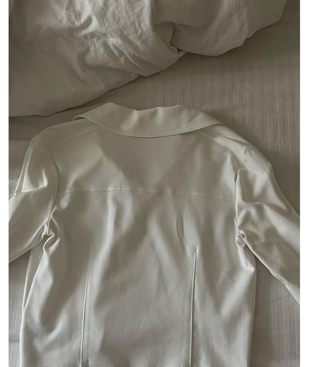 CALVIN KLEIN Белая хлопковая блузы, фото 2