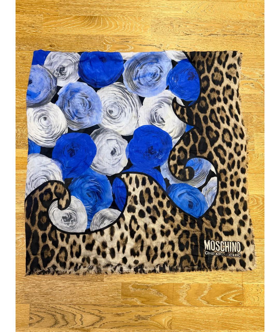 MOSCHINO Мульти кашемировый платок, фото 8