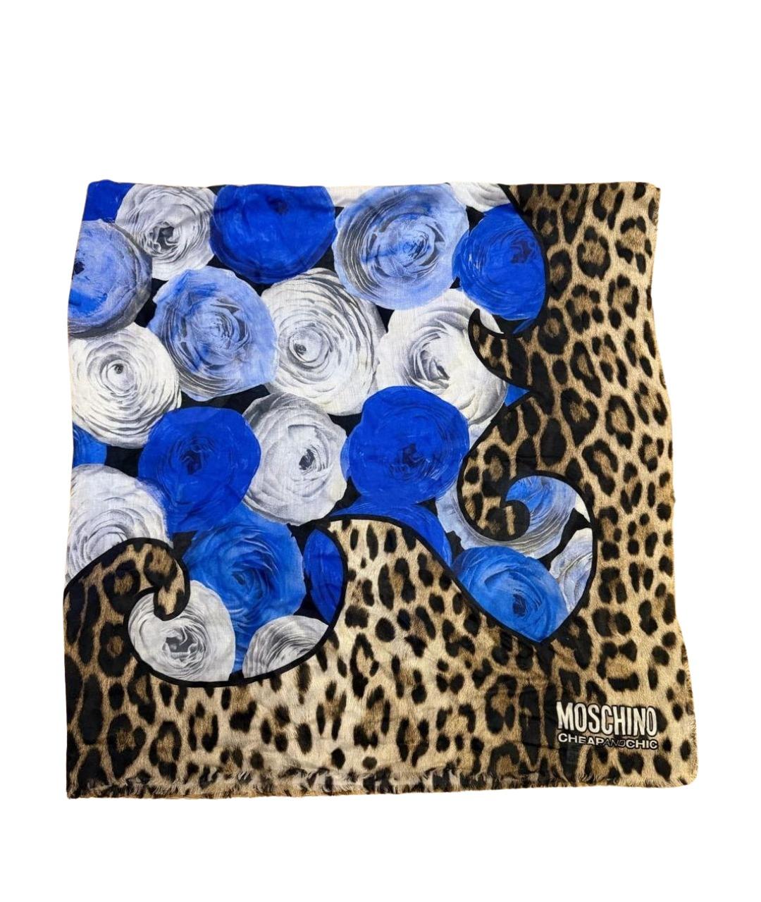MOSCHINO Мульти кашемировый платок, фото 1