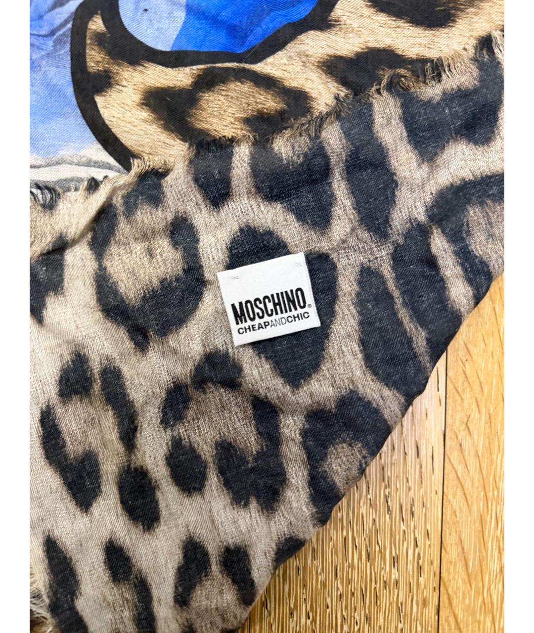 MOSCHINO Мульти кашемировый платок, фото 6