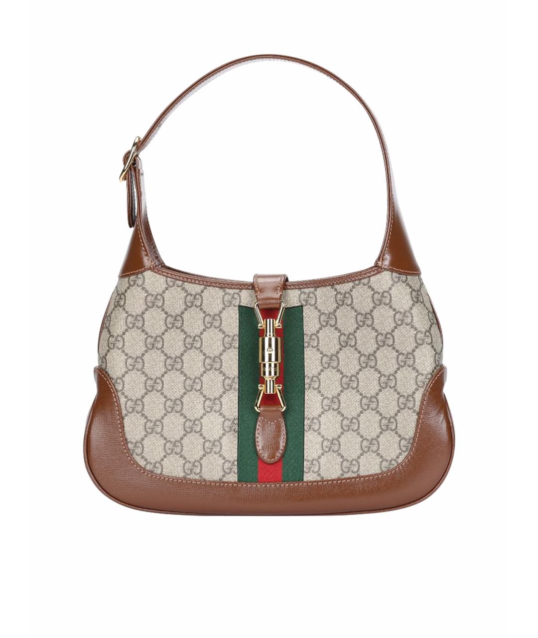 GUCCI Коричневая сумка с короткими ручками, фото 5