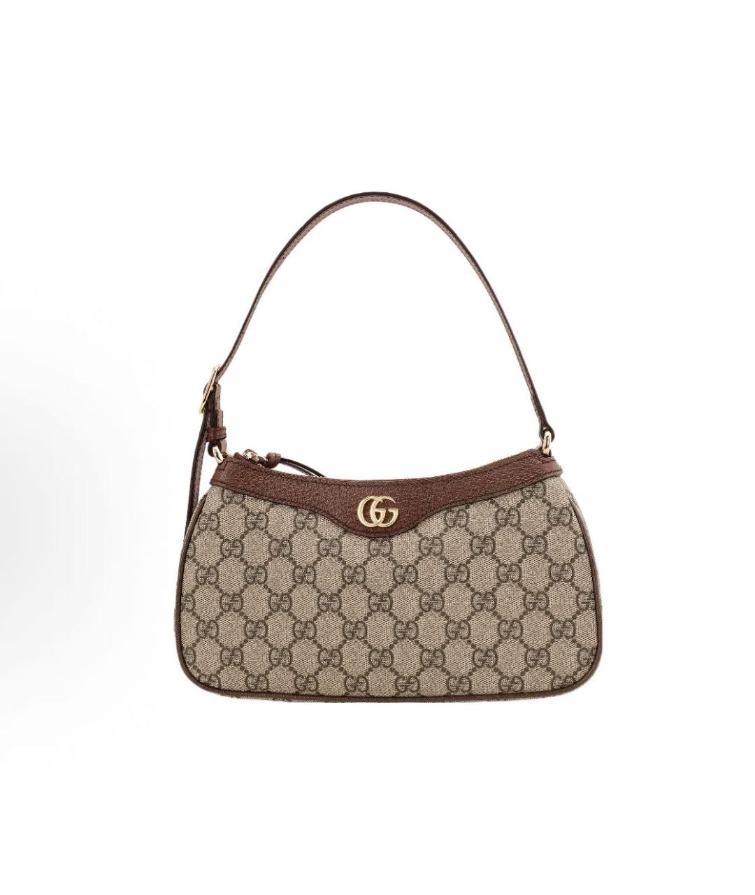 GUCCI Коричневая сумка с короткими ручками, фото 5